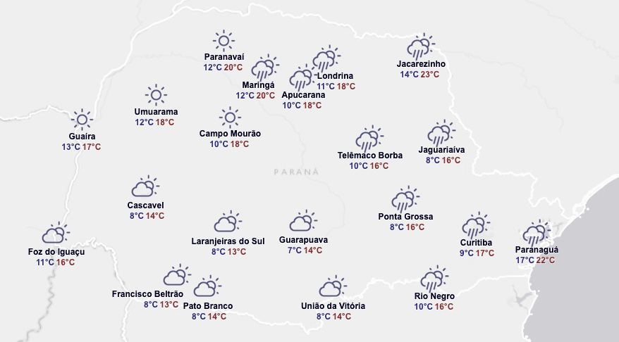 Paraná Enfrenta Estragos Causados Por Ventos Fortes E Chuva; Alerta Continua Para Hoje