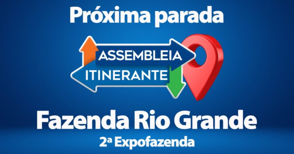 Assembleia Itinerante anuncia Sessão Especial na 2 ExpoFazenda em Fazenda Rio Grande