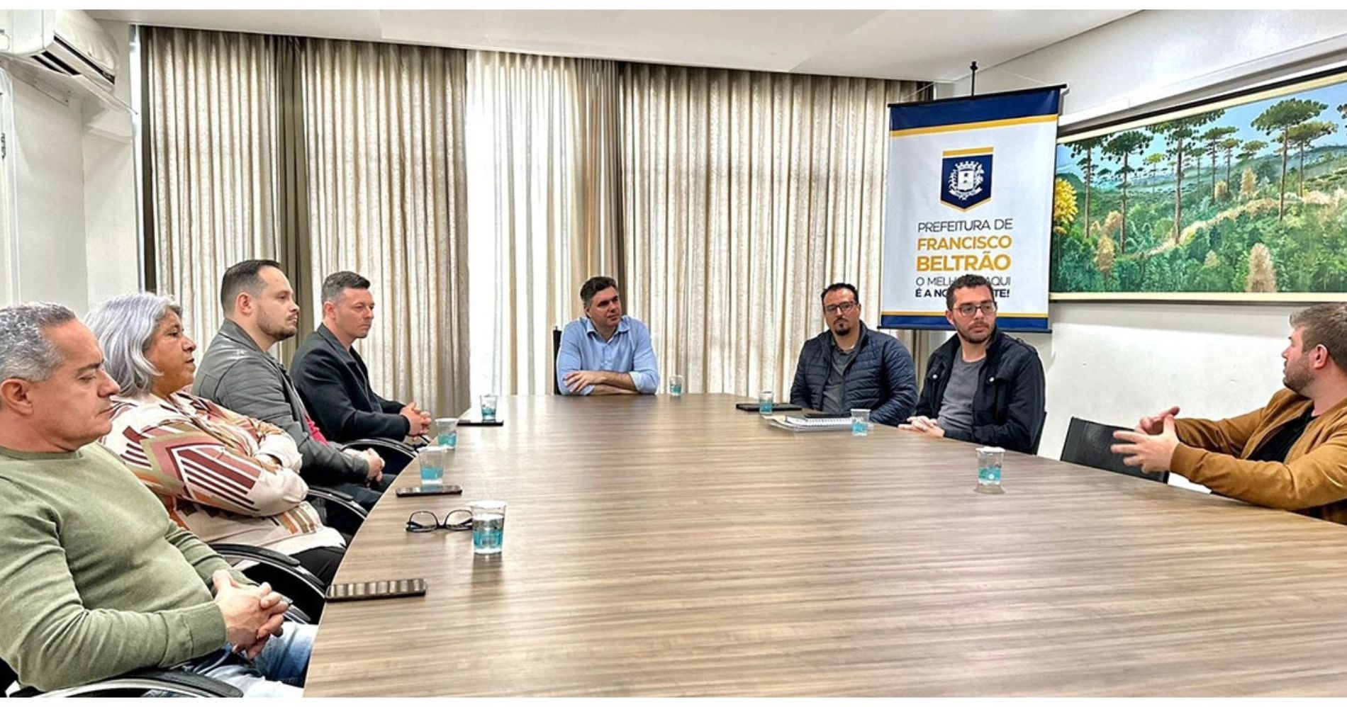 Prefeito Cleber se reúne com a nova diretoria do CONPEV